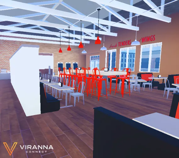 Commercial Fast-Casual Dining Interior