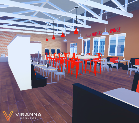 Commercial Fast-Casual Dining Interior